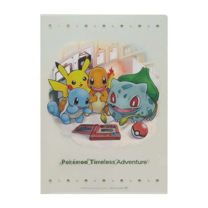 Pokemon Center Original A4 Clear File Pokemon Timeless Adventure Kanto