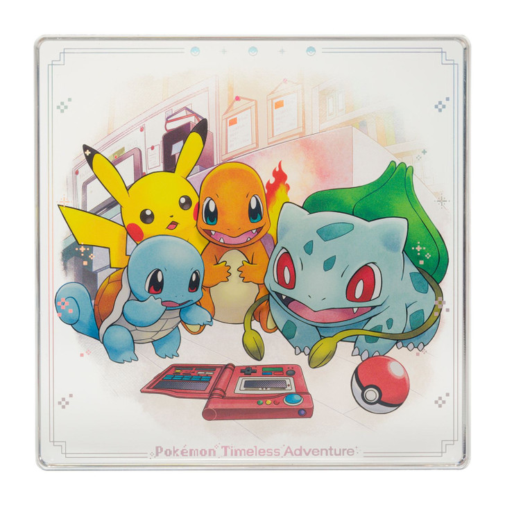 Pokemon Center Original Acrylic Block Pokemon Timeless Adventure Kanto