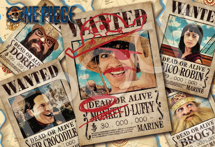 Jigsaw Puzzle Netflix series "ONE PIECE" Wanted (1053 Pieces)