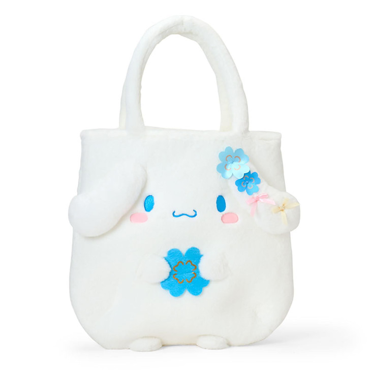 Sanrio Cinnamoroll Character Shaped Tote Bag Light Blue Clover 788732