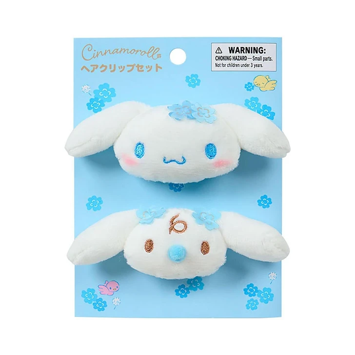  Sanrio Cinnamoroll Hair Clip Set Light Blue Clover 788945 