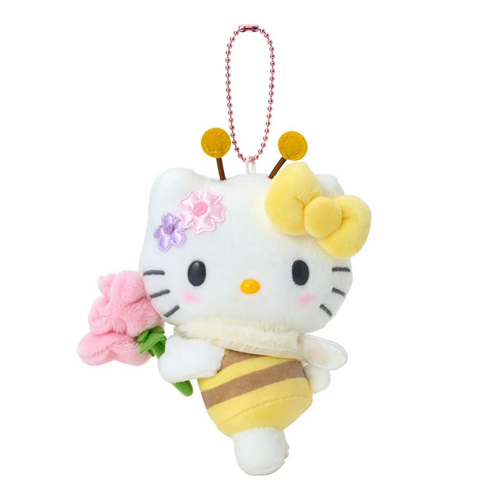 Sanrio Hello Kitty Mascot Holder Flower Loving Bee 686034