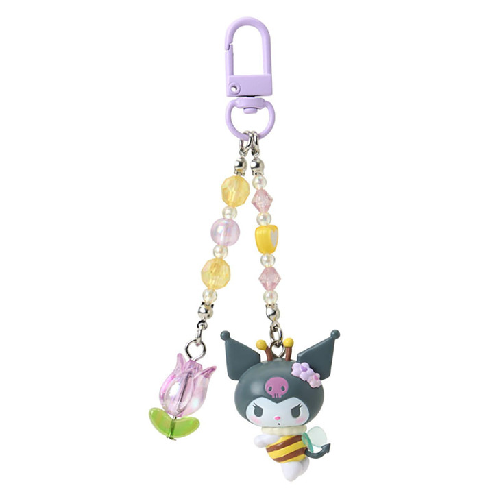 Sanrio Kuromi Key Holder Flower Loving Bee 793442