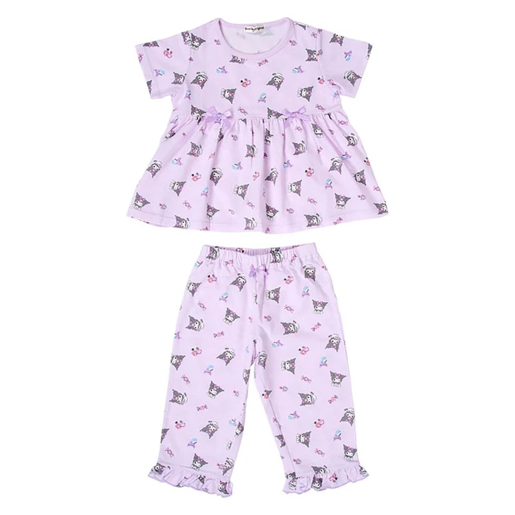  Sanrio Kuromi Kids Short Sleeve Pajamas 766755 