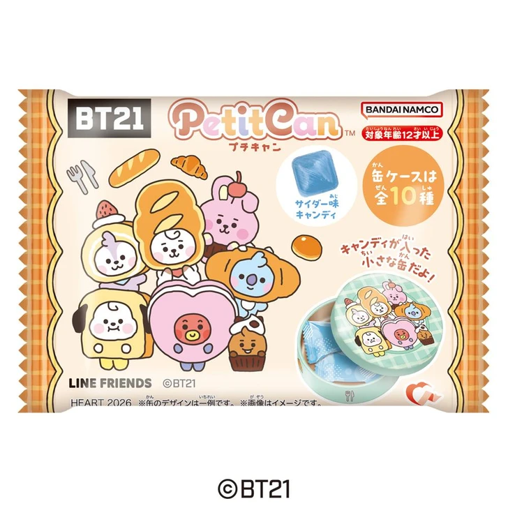  Heart Petit Can BT21 BOX (10pcs) 