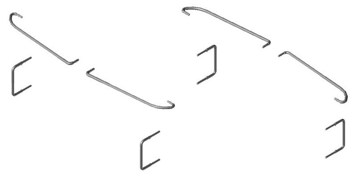 KATO Z33H0288 EF81 Rainbow Handrails (HO scale)