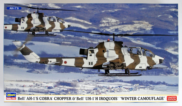 Hasegawa 02239 Bell AH-1S Cobra Chopper & UH-1J Iroquois (Huey) "Winter Camouflage" 1/72 scale kit