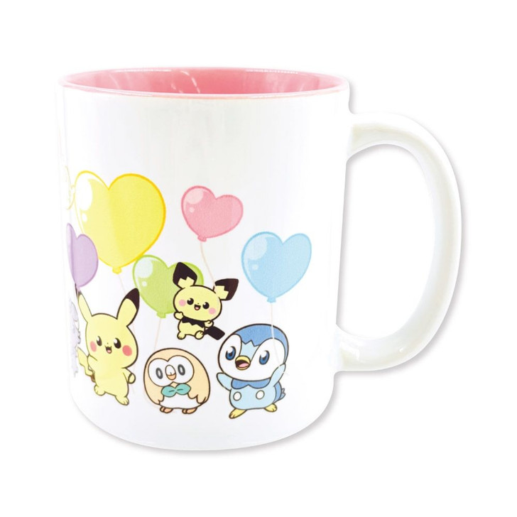 Pokemon Center Original Inner Color Mug Heart PokePeace