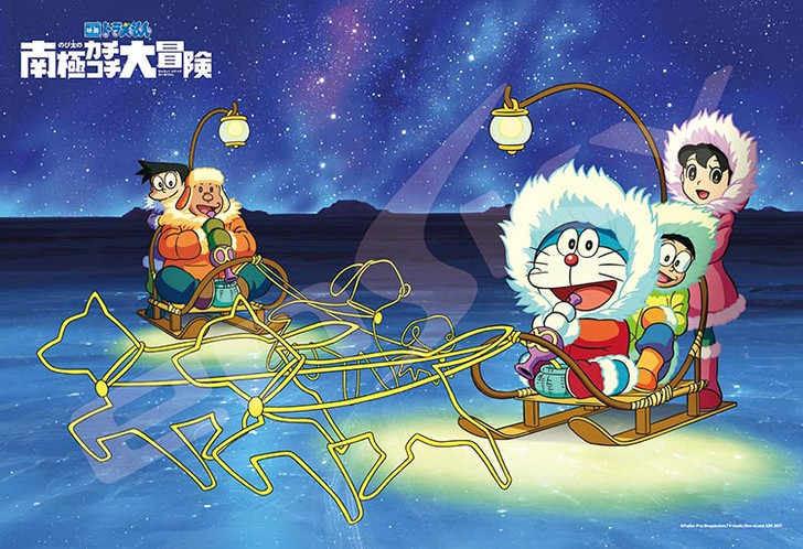 Ensky Jigsaw Puzzle 108-L579 Doraemon Movie Great Adventure in the Antarctic Kachi Kochi (108 L-Pieces)