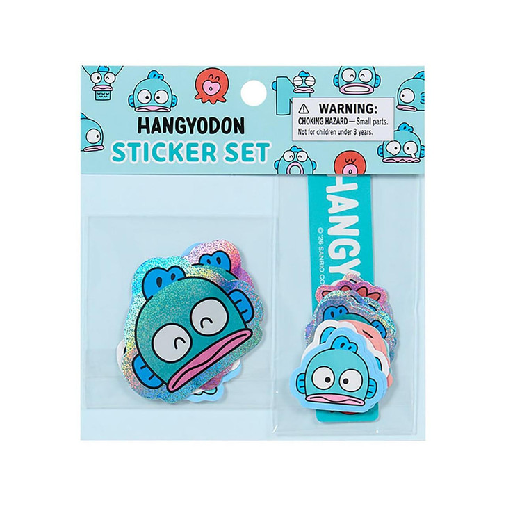  Sanrio Hangyodon Sticker Set And Bad Badtz-Maru Funny Face Design 753726 