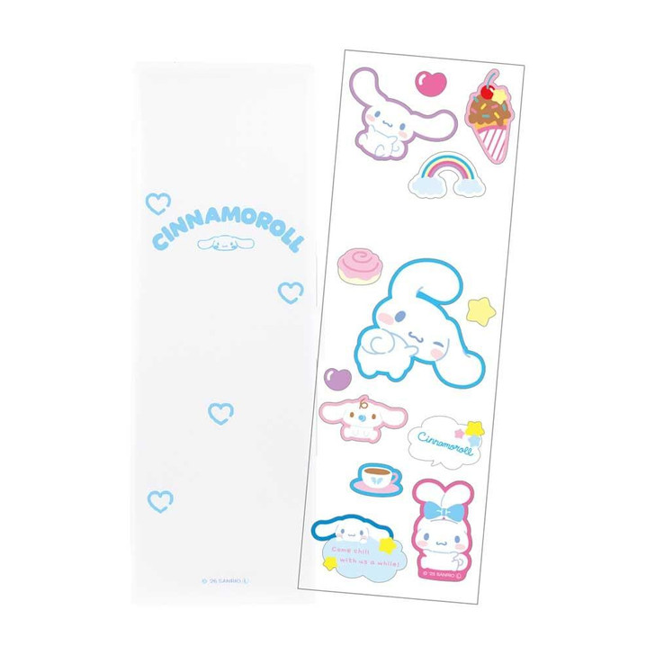 T's Factory Sanrio Sticker Decoration Plastic Pen Case Cinnamoroll