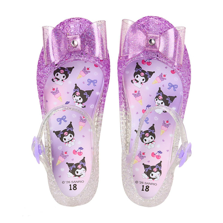 Sanrio Kuromi Kids Clear Sandals Princess Dress Shoes Recital And Graduation Summer Children 750158
