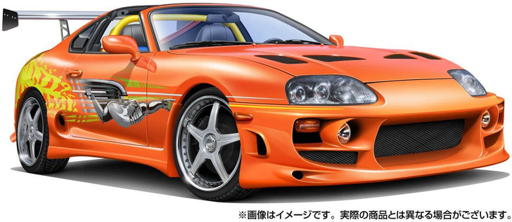 Aoshima 1/24 MOVIE MECHA No.WS-01 Fast & Furious JZA80 SUPRA Plastic Model