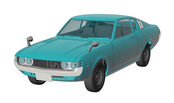 Hasegawa Emoke Snap Kit 1/32 Toyota Celica LB 1600 GT Casual Turquoise Plastic Model