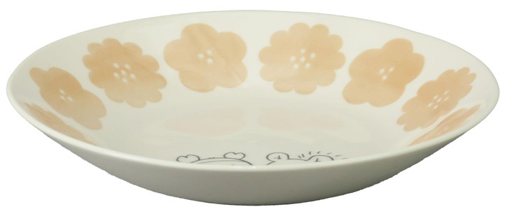 Yamaka Chiikawa Happy Blossom 22 Cm Pasta Plate (Pink)