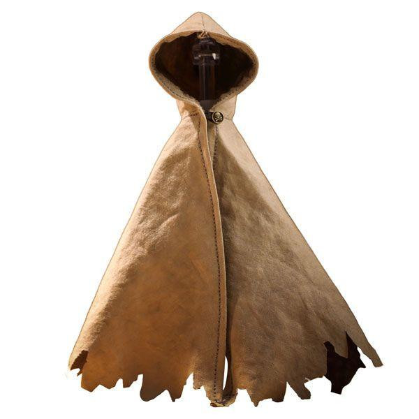  Snail Shell Weathered Hooded Cape - Desert (Size S) 