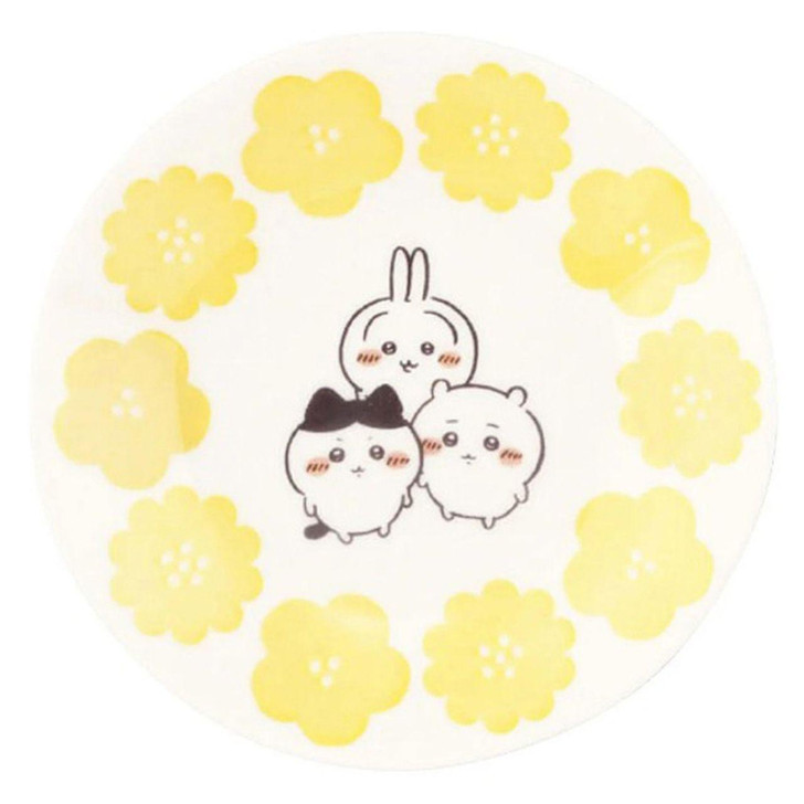  Yamaka Chiikawa Happy Blossom 13.5 Cm Plate (Yellow) 