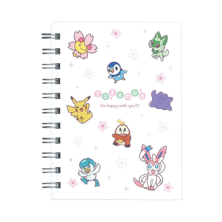 Pokemon Center Original A6W Ring Notebook / Sakura Flyer 