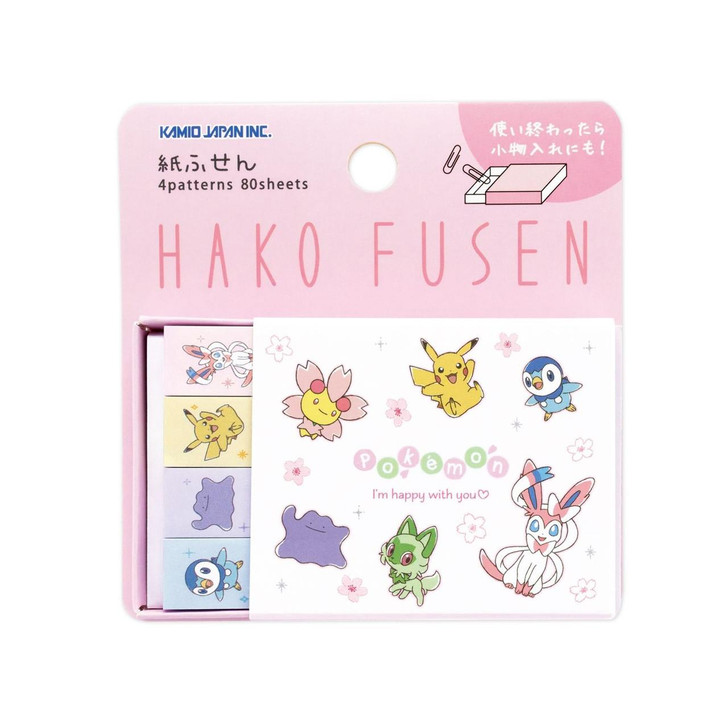  Pokemon Center Original Box Sticky Notes / Sakura Petals 