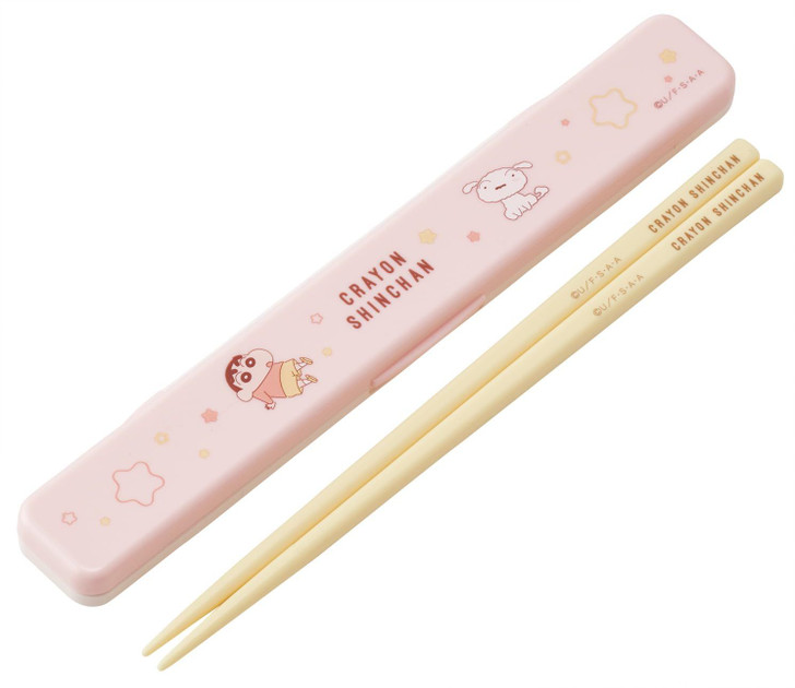 Skater Noise Free Chopsticks And Chopstick Case Set Crayon Shin Chan (Pastels 717871)