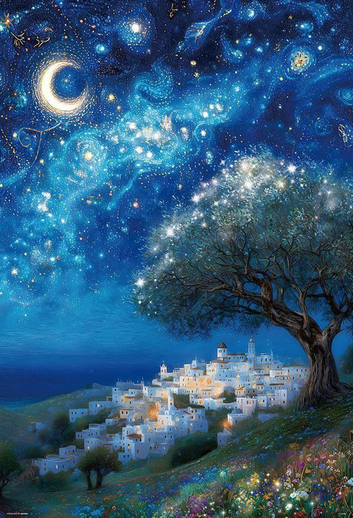 Beverly Jigsaw Puzzle Memories of a Starry Night (1000 Pieces) 