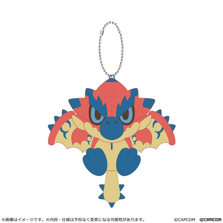 Capcom Mondefo Mascot Keychain Rathalos (Monster Hunter)
