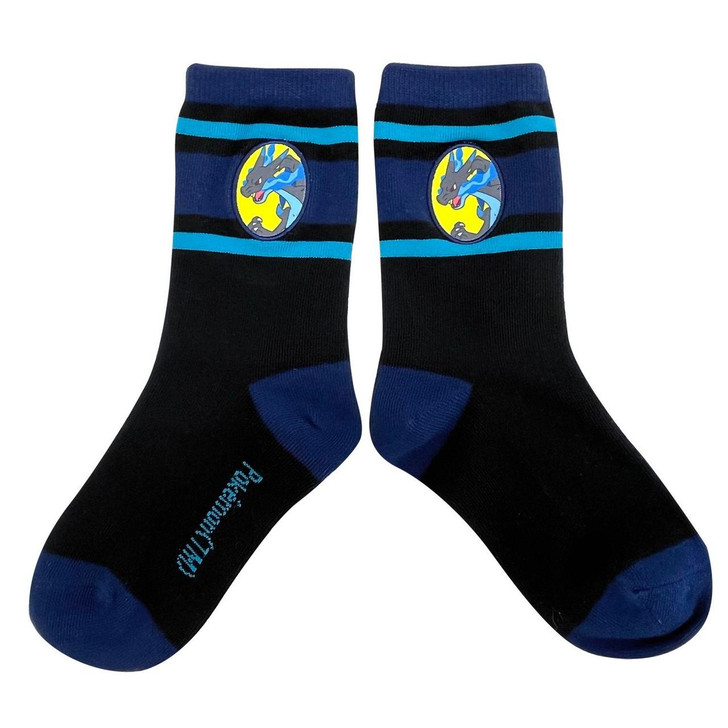 Pokemon Center Original Jigglypuff Patch Socks Mega Charizard X Junior (15-21cm)
