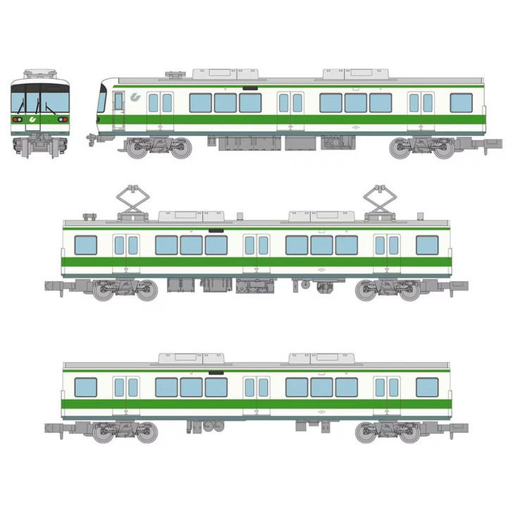  Tomytec Kobe Municipal Subway Seishin Yamate Line Type 3000 3 Cars Set (N scale) 