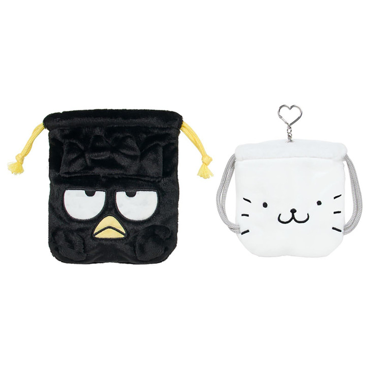 Sanrio Bad Badtz-Maru Drawstring Pouch 2 Piece Set Together With Beloved Friends 867080