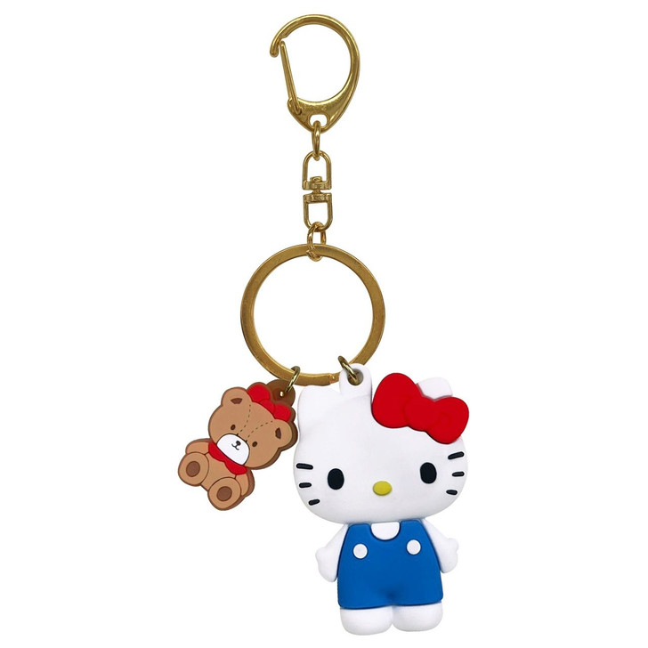 T's Factory Sanrio Twin Rubber Key Holder Hello Kitty