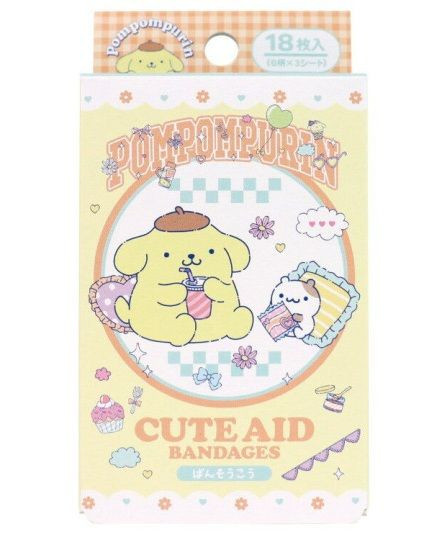 Santan Santan Pompompurin Adhesive Bandage Wonderful World 2