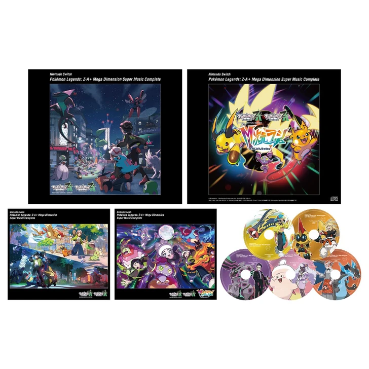 Pokemon Center Original Nintendo Switch Pokemon Legends Z-A+M Dimensional Rush Super Music Complete