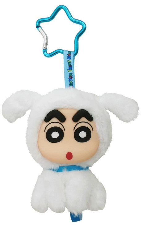 Unique730 Crayon Shin Chan Transforming Mascot (Shiro Shin Chan)