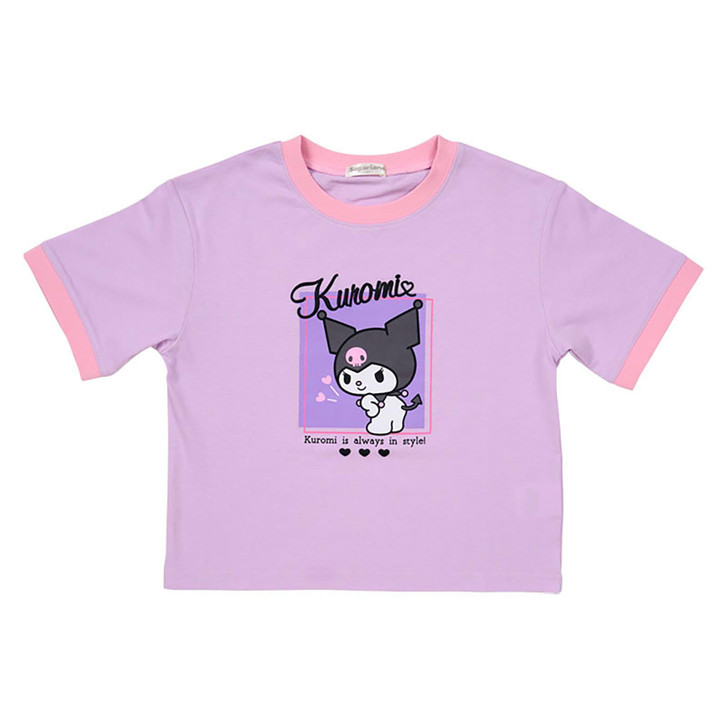 Sanrio Other Kids Short Sleeve T Shirt Kuromi Purple 827771