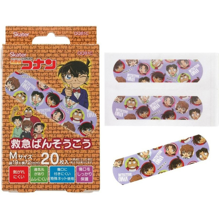 Skater Emergency Adhesive Bandage (M Size) Detective Conan