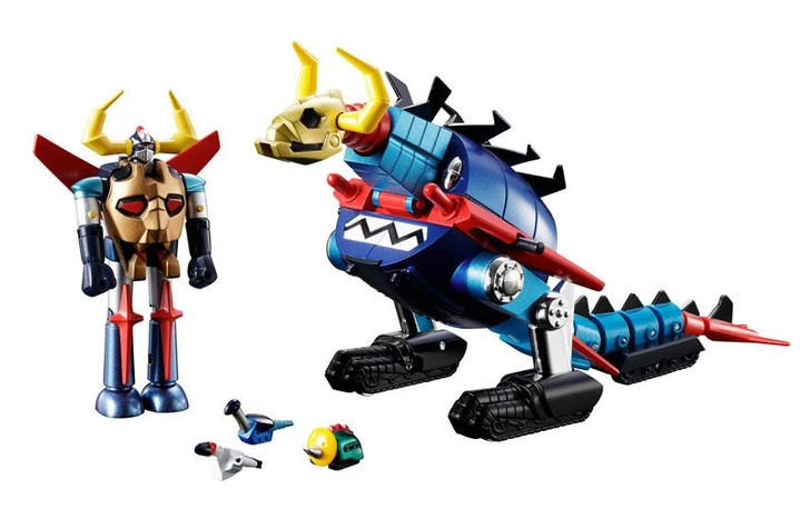 Bandai Chogokin Dino Mech Gaiking - Dino-Mech & Super Robot Gaiking Figure