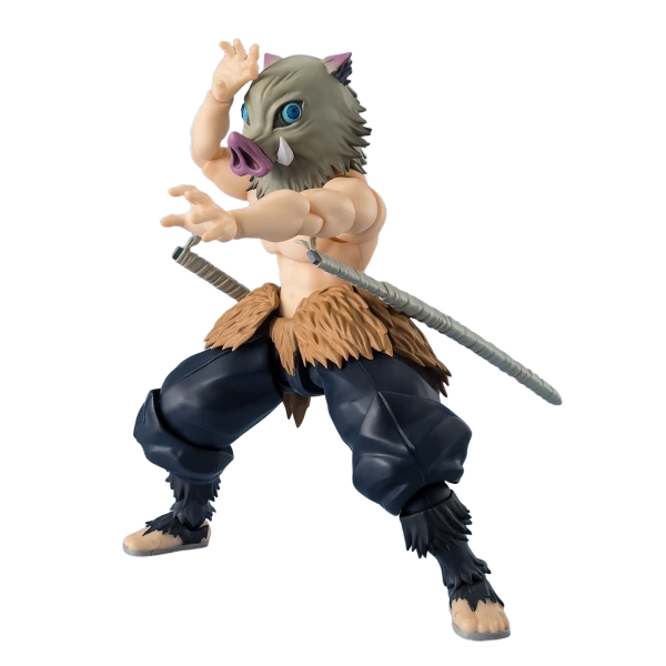 Bandai S.H. Figuarts Inosuke Hashibira Figure (Demon Slayer: Kimetsu no Yaiba)