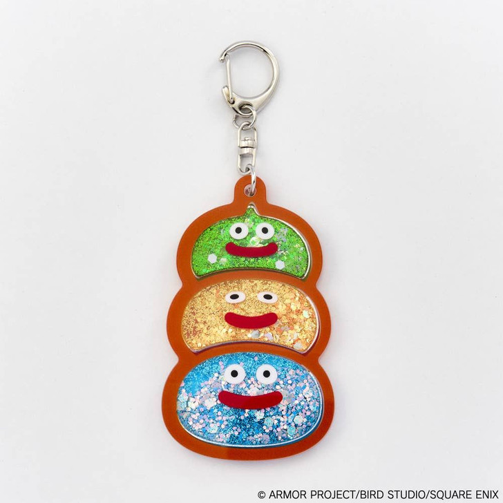 Square Enix Dragon Quest: Smile Slime Glitter Keychain - Slime Tower