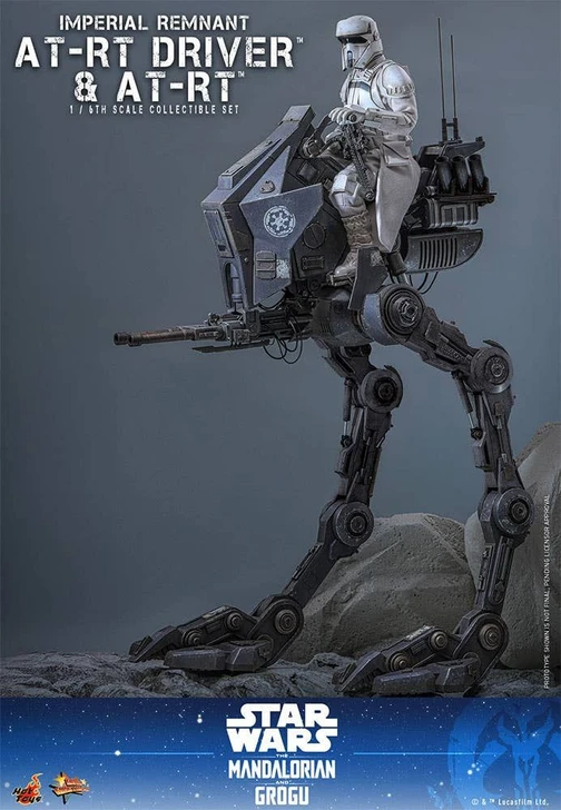 Other 1/6 Movie Masterpiece - Scale Fully Poseable Figure: Star Wars: The Mandalorian and Grogu - Imperial Remnant AT-RT Drive