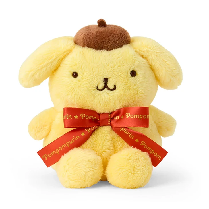 Sanrio PomPom Purin Plush Toy Character Awards Second Round Logo Ribbon 747131