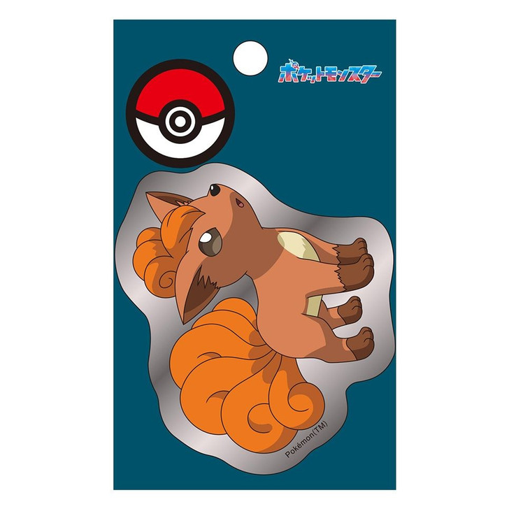 Pokemon Center Original Silver Sticker Vulpix