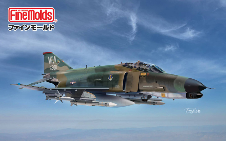 1/72 USAF F-4G Wild Weasel SEA Camouflage Plastic Model