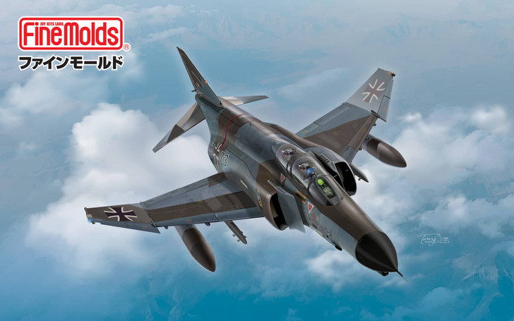 Fine Molds 1/72 Luftwaffe F-4F Jet Fighter Molders Plastic Model