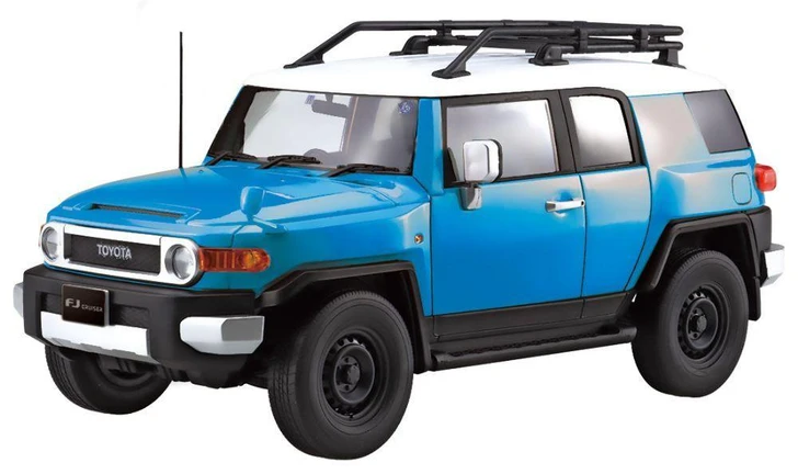  Fujimi 1/24 Car NEXT Series No. 26 Toyota FJ Cruiser Two Tone Blue 2011 Model Kit 