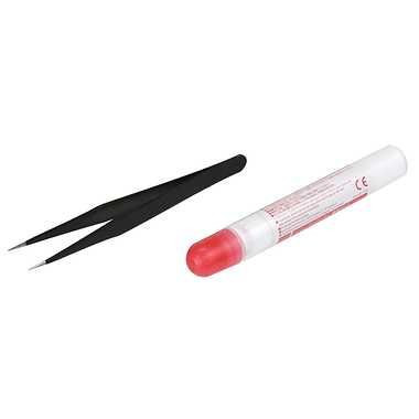 Kawada PS-07 Paper Nano 360 Tweezers And Glue Set