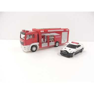 JOZEN JDC5023-RW Fire Truck Nissan GT-R Police Car