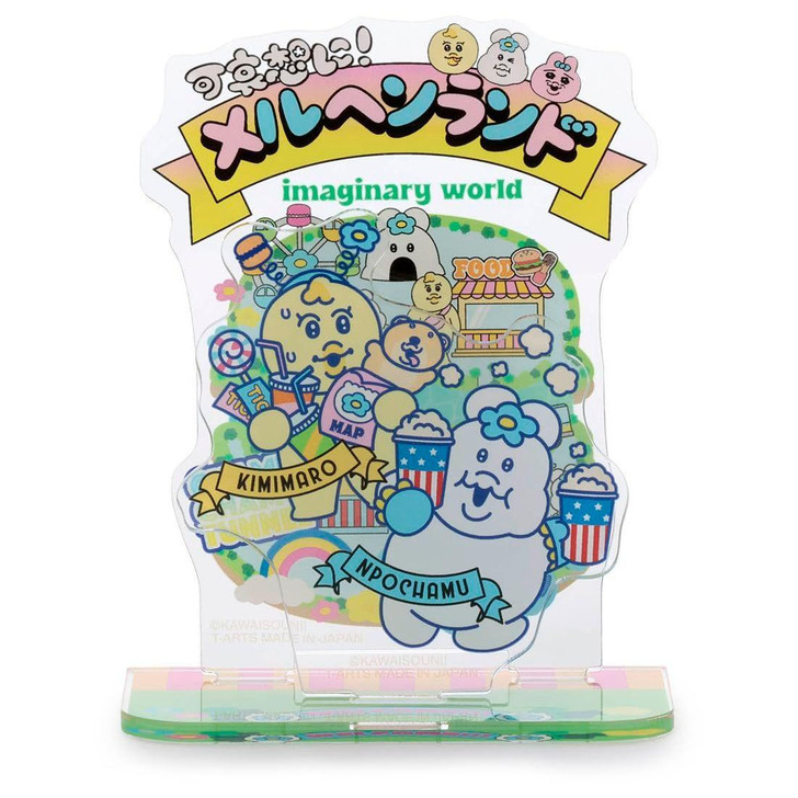  Takara Tomy Arts Poor Thing! Marchen Land Connectable Acrylic Stand Npochamu & Kimimaro 