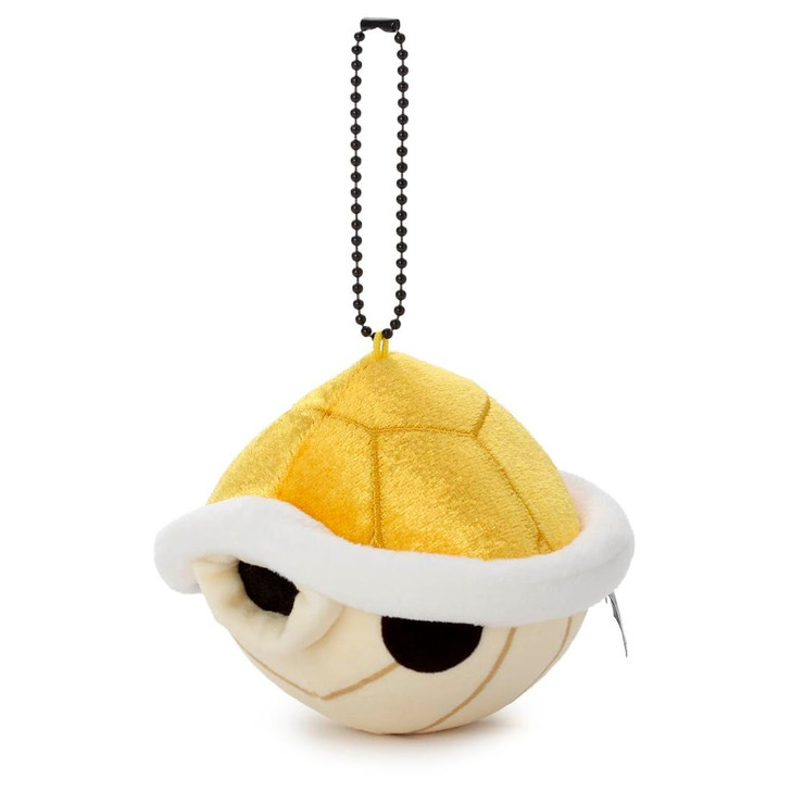 Takara Tomy Arts Mario Kart World Mocchi-Mocchi Game Style Ball Chain Mascot Golden Shell