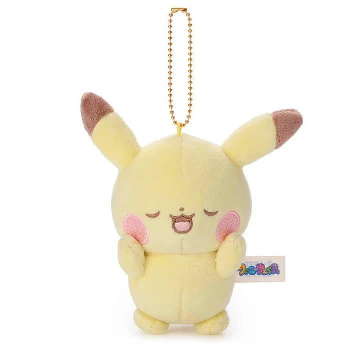  Takara Tomy Arts Pokemon PokePeace Funny Face Ball Chain Mascot Pikachu 