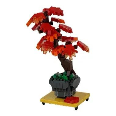 Kawada NBH-266 Nanoblock Bonsai Autumn Leaves 